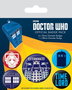 Doctor Who Pack 5 Chapas Exterminate