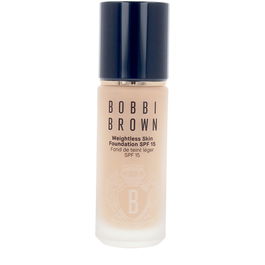 BOBBI BROWN WEIGHTLESS SKIN Foundation SPF15 #Natural 30 ml Base Maquillaje Larga Duración Acabado Mate Hidratante