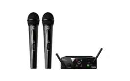 AKG Sistema Inalámbrico UHF Vocal Band US25B/D con 2 Micrófonos y Receptor