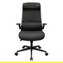 Cougar Stryder - Silla Gaming/Office Ergonómica Ajustable con Respaldo, Asiento y Reposacabezas en Tela Negra - CGR-STD-BLB