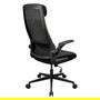 Cougar Stryder - Silla Gaming/Office Ergonómica Ajustable con Respaldo, Asiento y Reposacabezas en Tela Negra - CGR-STD-BLB