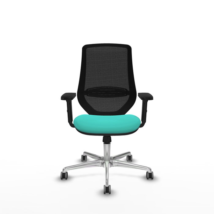 PIQUERAS Y CRESPO Silla de oficina Mardos con mecanismo Sincro, Turquesa y Negro PIQUERAS Y CRESPO Silla de oficina Mardos con mecanismo Sincro, Turquesa y Negro
