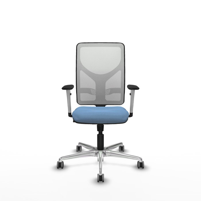 PIQUERAS Y CRESPO Silla de oficina Motilla con mecanismo Sincro, Azul cielo y Blanco PIQUERAS Y CRESPO Silla de oficina Motilla con mecanismo Sincro, Azul cielo y Blanco