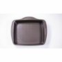 Pyrex® Fuente Rectangular Asimetria 35x27 cm Marrón Metalizado