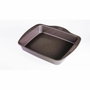 Pyrex® Fuente Rectangular Asimetria 35x27 cm Marrón Metalizado