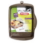 Pyrex® Fuente Rectangular Asimetria 35x27 cm Marrón Metalizado