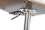 DKD Home Decor Taburete Ajustable Poliéster Nogal