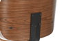 DKD Home Decor Taburete Ajustable Poliéster Nogal