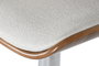 DKD Home Decor Taburete Ajustable Poliéster Nogal