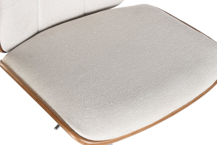 DKD Home Decor Taburete Ajustable Poliéster Nogal