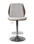 DKD Home Decor Taburete Ajustable Poliéster Nogal