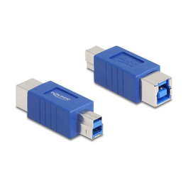 DeLOCK 67229 Adaptador USB Tipo-B Macho a Hembra 5 Gbps Azul