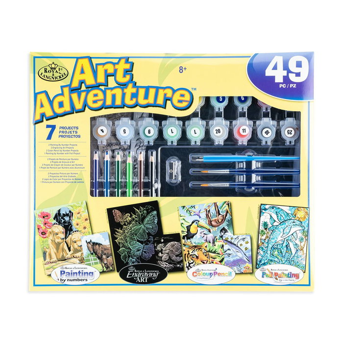 Royal Langnickel Juego de Arte Adventure Super Value 7 Proyectos