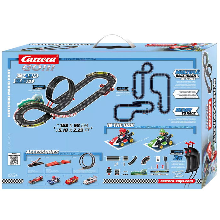 Carrera GO!!! Nintendo Mario Kart 8 Set de Pistas y Vehículos Carrera GO!!! Nintendo Mario Kart 8 Set de Pistas y Vehículos