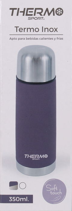 Thermosport Termo Inox 350Ml Soft Touch 2-Surt 7x7x19,5 cm (6 Unidades)