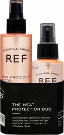 Duo Set Ref Stockholm: Protect & Prepare No.230, Vegan, Hair Spray, Heat Protection, 175 ml + Protect & Prepare No.230, Hair Spray, Heat Protection, 100