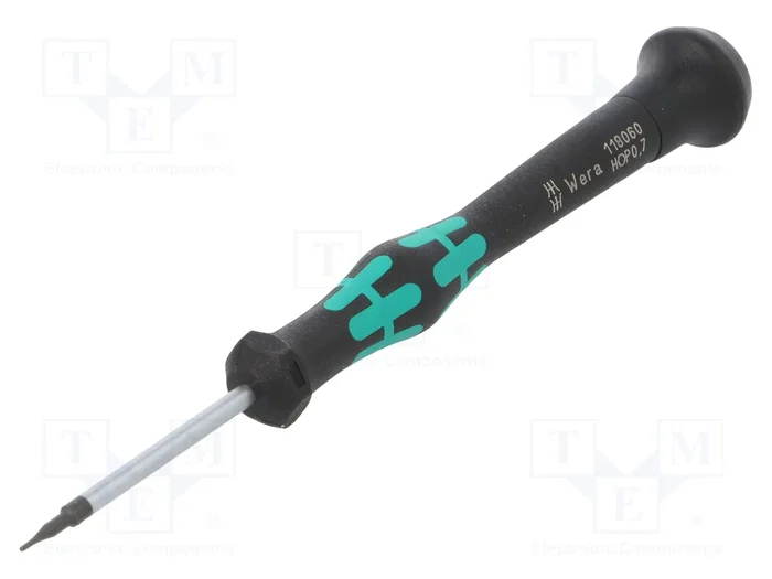 WERA Destornillador de precisión allen HEX 0,7mm WERA Destornillador de precisión allen HEX 0,7mm
