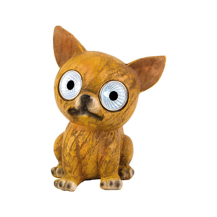 Lumineo Figura Perro Solar con Luz Fija Blanca Fría, Modelos Variados