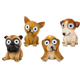 Lumineo Figura Perro Solar con Luz Fija Blanca Fría, Modelos Variados