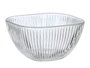 Vivalto Set 3 Cuencos Aperitivo Rayas 270 ml Vidrio Transparente 10.5x7.5x11.5 cm (Set de 12)