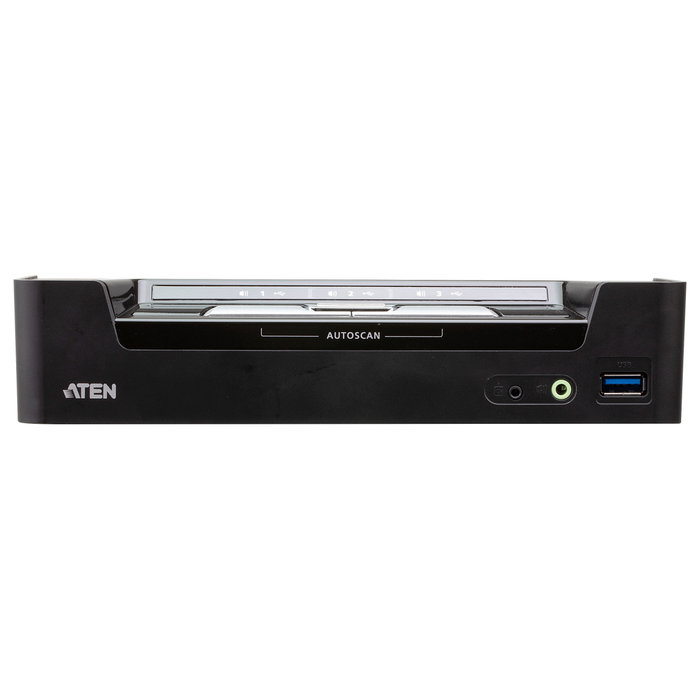 ATEN CS1953 Switch KVM híbrido USB-C DisplayPort 3 puertos 4K Ultra HD 4096x2160 Negro