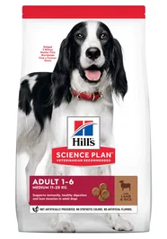 Hill's Pienso para Perro Adulto Medium Cordero y Arroz 2.5 kg
