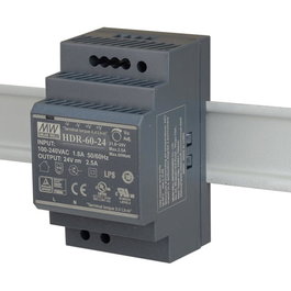 D-Link DIS-H60 Fuente de Alimentación Montaje en Rail DIN, 60W, 24V DC, Ultra Slim, Protección Sobretensión y Cortocircuito
