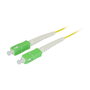 Synergy21 Cable de parcheo de fibra óptica OS2 SC(APC)-SC(APC) 0,5m