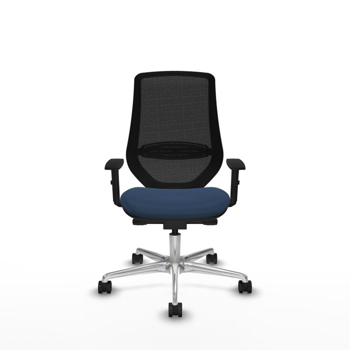 PIQUERAS Y CRESPO Silla de oficina Mardos con mecanismo Sincro/Traslack, Azul marino y Negro PIQUERAS Y CRESPO Silla de oficina Mardos con mecanismo Sincro/Traslack, Azul marino y Negro