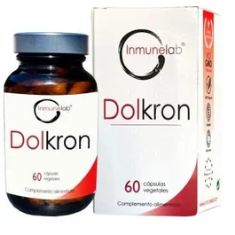 INMUNELAB Dolkron 60 Cap. Complemento alimenticio con Palmitoililetanolamida (PEA) y Boswellia para articulaciones, vegano