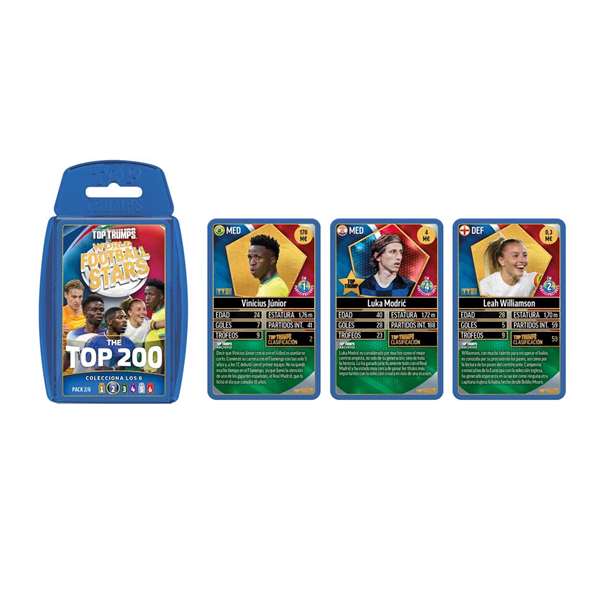Bizak Futbol Mundial Top 200 .set 34 cartas de los mejores jugadores
