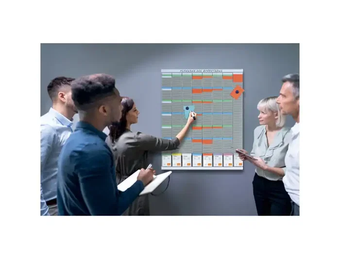 Nobo Panel Planning T-Card Metálico 54 Ranuras 955 mm