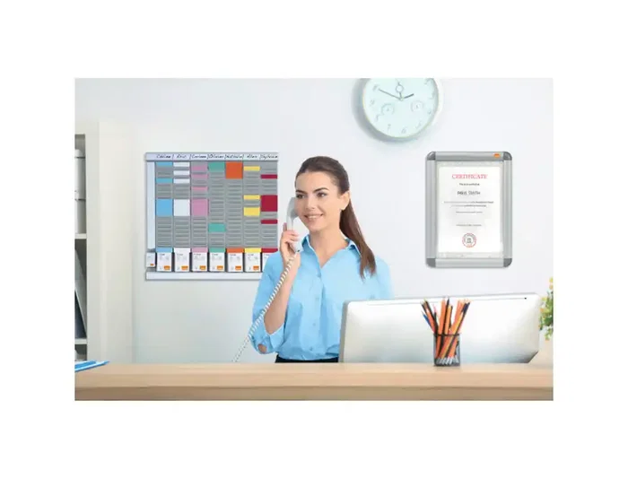 Nobo Panel Planning T-Card Metálico 54 Ranuras 955 mm