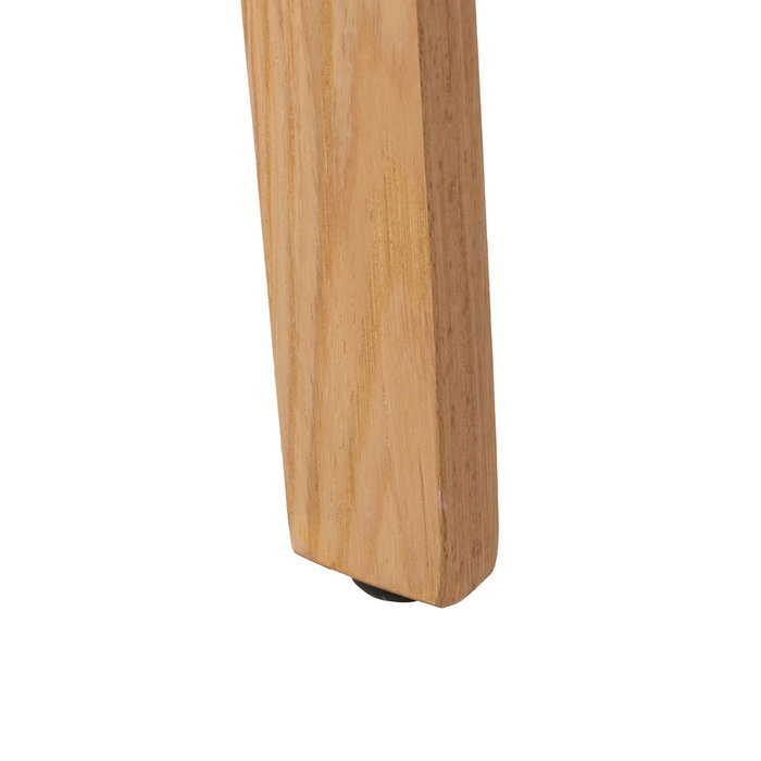 Silla Gris-Natural Tejido-Madera 61 X 56 X 82 cm