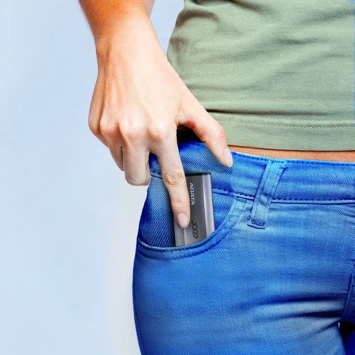 ADATA SE880 Disco Externo SSD 1TB USB-C 3.2 Gen 2x2 (20 Gbps) - 2000 MB/s, Color Gris