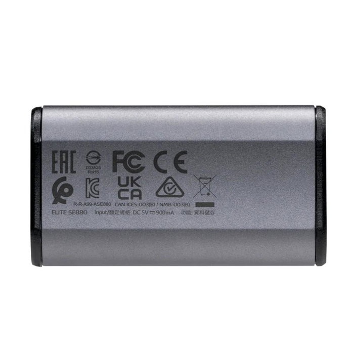 ADATA SE880 Disco SSD Externo 1TB Gris, USB-C 3.2 Gen 2x2 (20 Gbps) para Almacenamiento Portátil