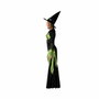 atosa Disfraz de Bruja Mujer Verde con Sombrero y Vestido Largo Negro