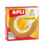 Apli Cinta adhesiva doble cara transparente 15 mm x 10 m