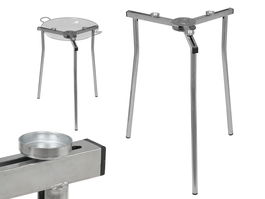 La Dehesa Trípode Regulable para Quemador, Metal Color Plata, Dimensiones 72 x 11 x 36 cm (Abierto: 63 x 63 x 72 cm) (Set de 4)