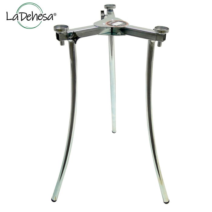 La Dehesa Trípode Regulable para Quemador, Metal Color Plata, Dimensiones 72 x 11 x 36 cm (Abierto: 63 x 63 x 72 cm) (Set de 4)