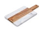 Quttin Tabla Cortar Acacia y Mármol 38 x 18 cm (8 Unidades)
