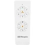 Orbegozo CP 140105 Ventilador de Techo, 20W, 7 Aspas 33cm, 6 Velocidades, Blanco
