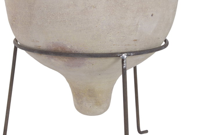 DKD Home Decor Ánfora Artesanal de Terracota y Hierro Marrón Claro DKD Home Decor Ánfora Artesanal de Terracota y Hierro Marrón Claro