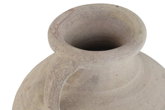DKD Home Decor Ánfora Artesanal de Terracota y Hierro Marrón Claro DKD Home Decor Ánfora Artesanal de Terracota y Hierro Marrón Claro