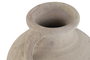 DKD Home Decor Ánfora Artesanal de Terracota y Hierro Marrón Claro
