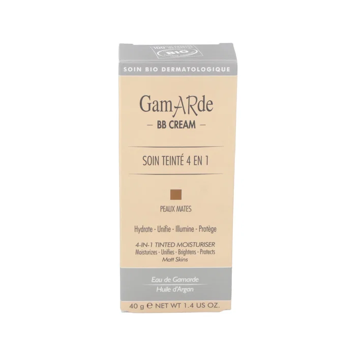 Gamarde Crema Color Tono Oscuro 40Gr Bio - Tratamiento Hidratante e Iluminador de Tono Natural para Piel Sensible Gamarde Crema Color Tono Oscuro 40Gr Bio - Tratamiento Hidratante e Iluminador de Tono Natural para Piel Sensible