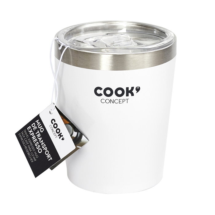 Cook Concept Vaso Térmico Espresso 200 Ml Take Away Acero Inoxidable