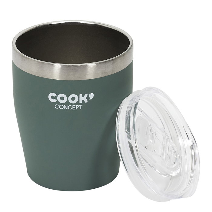 Cook Concept Vaso Térmico Espresso 200 Ml Take Away Acero Inoxidable