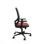 PIQUERAS Y CRESPO Silla de oficina Cilanco con mecanismo Sincro, tela marrón y malla gris