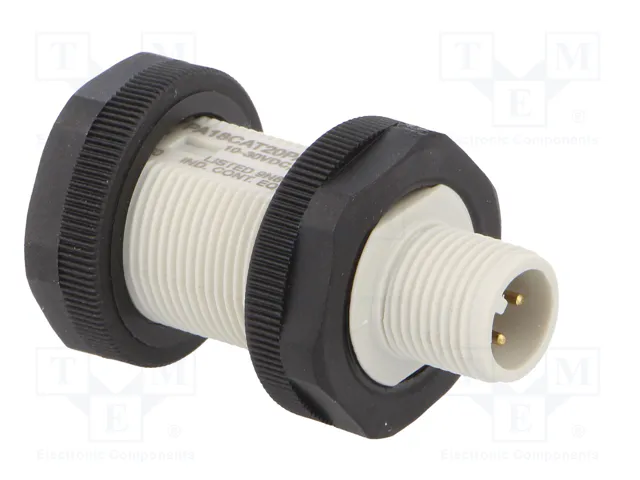 CARLO GAVAZZI PA18CAT20PAM1SA Sensor Fotoeléctrico Receptor PNP 0-20m